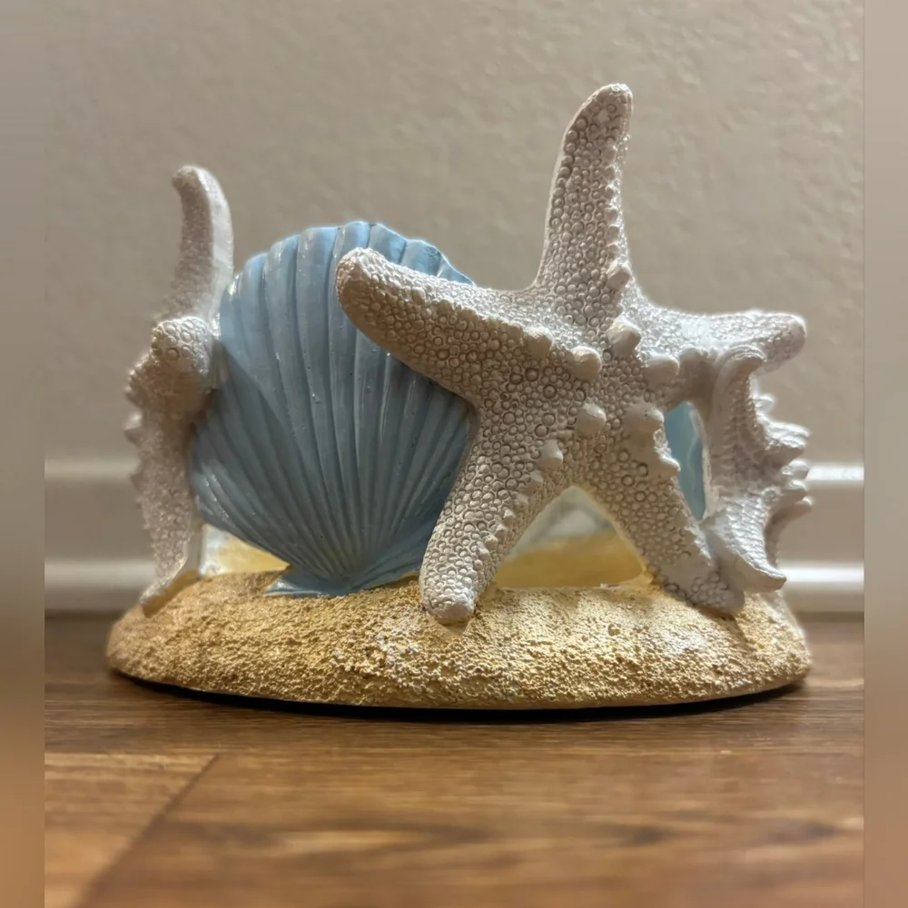 YANKEE CANDLE Beach Theme Candle Holder NEW! - Picture 3 of 17